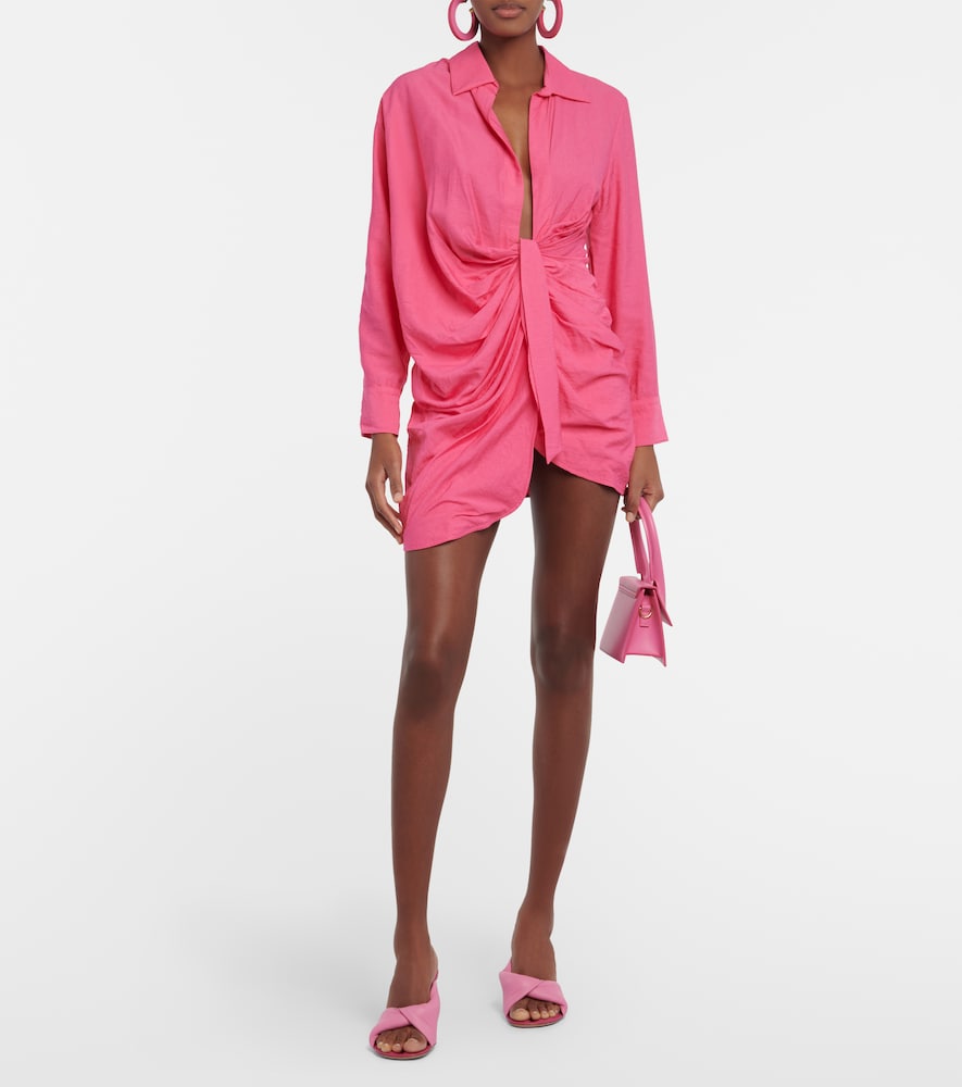 La Robe Bahia tie-detail minidress