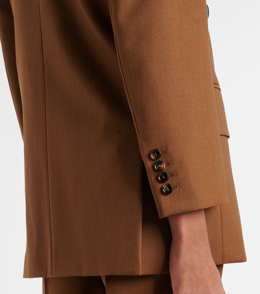 Palanca wool and silk-blend blazer