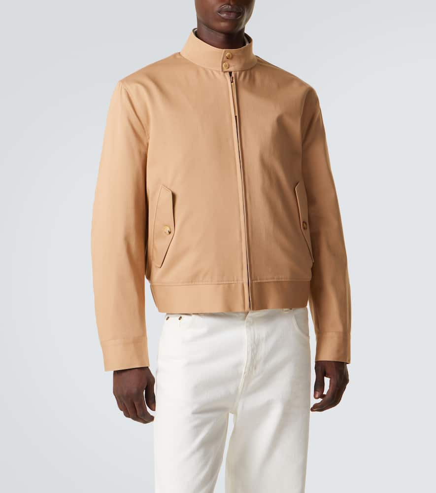 Cotton blouson jacket