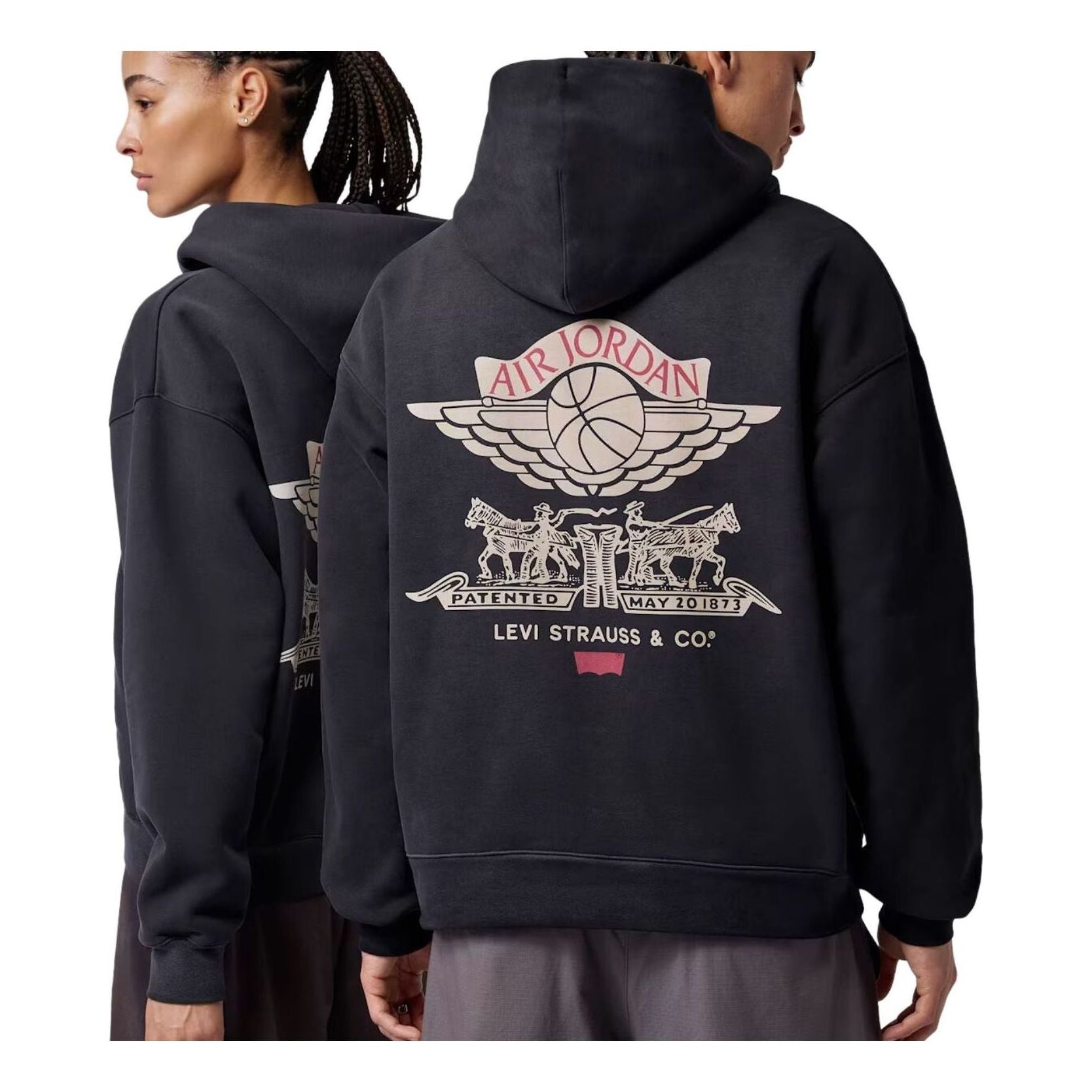 Air x Levi's Full-Zip Hoodie Asia Sizing 'Black'