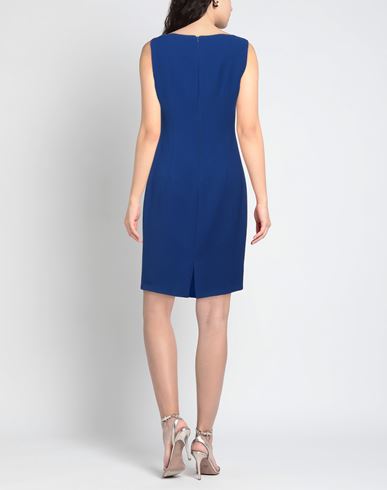 Woman Midi dress Blue Size 8 Polyester