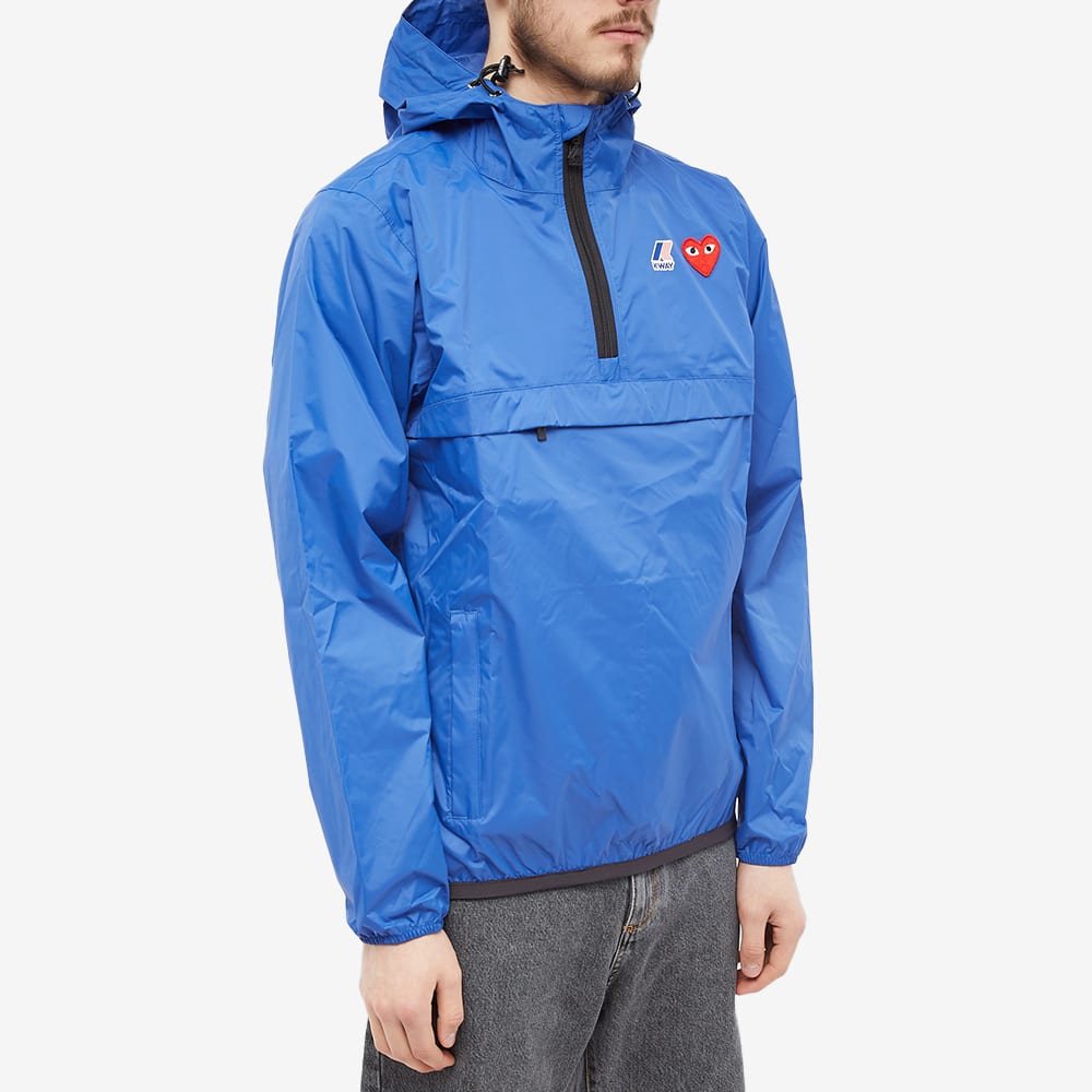 Men's x K-Way Half Zip Packable Jacket in Blue