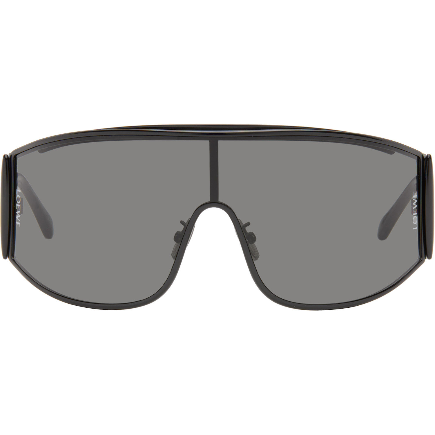 Black Speed Shield Sunglasses