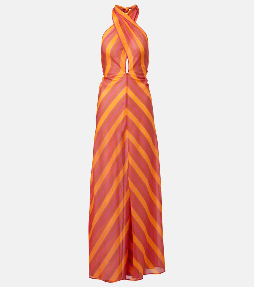 Neree printed cotton voile maxi dress