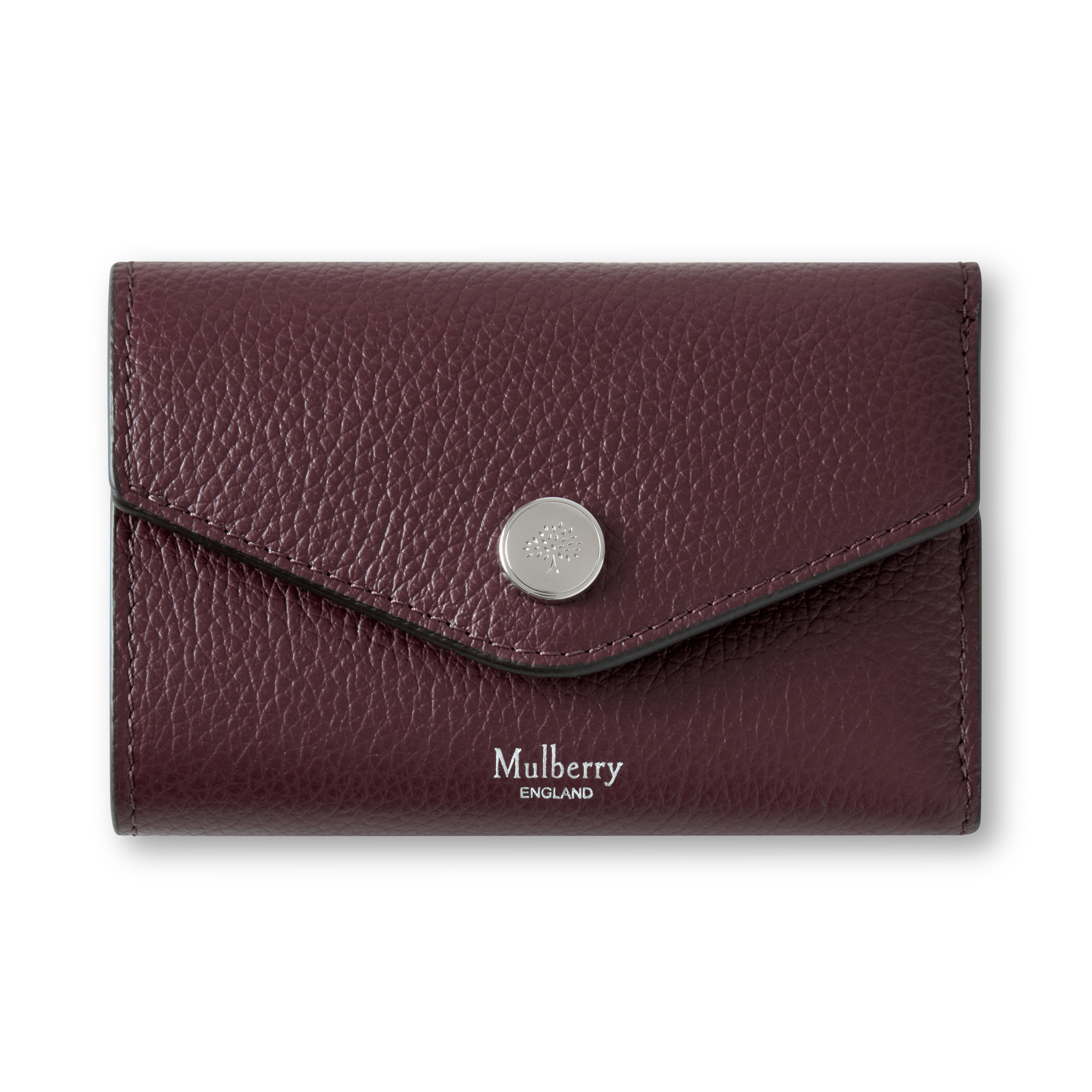 Women's Folded Multi-Card Wallet Black Cherry