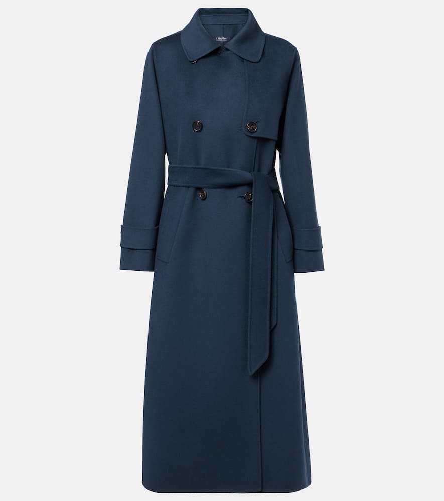 Belted virgin wool coat