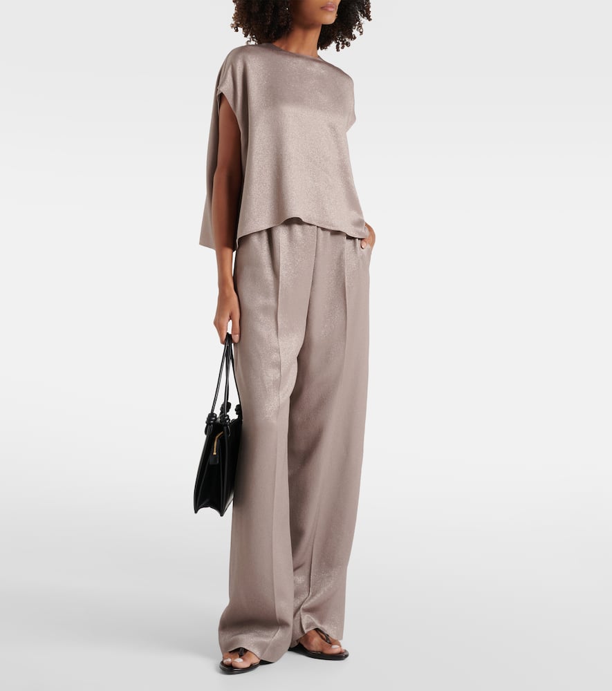 Ethel metallic top