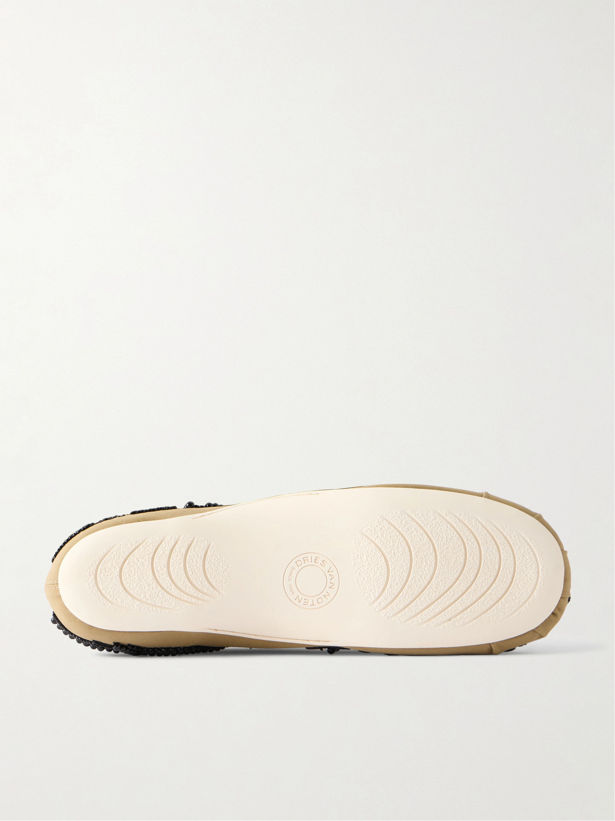Embellished Leather-trimmed Sneakers - Brown