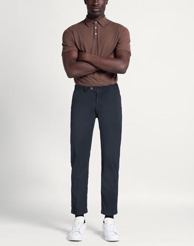 Man Pants Midnight blue Size 30 Cotton, Elastane