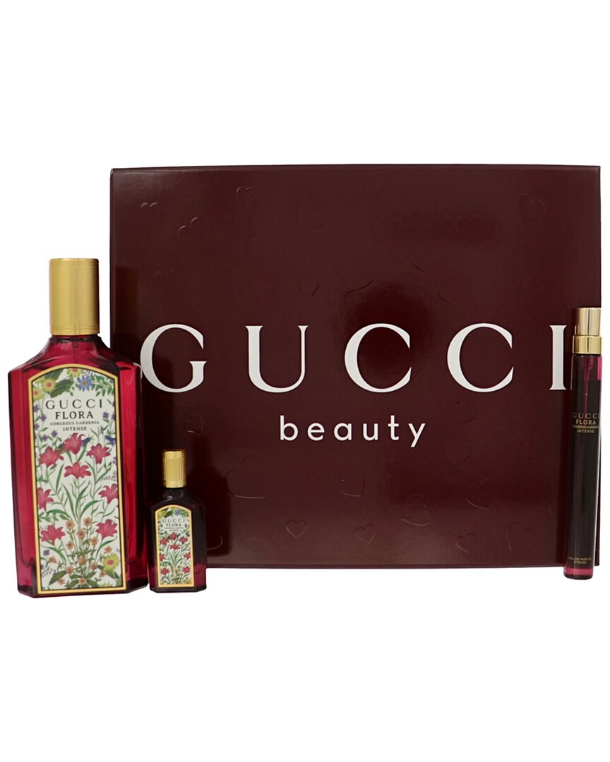 Women's 3Pc Flora Gorgeous Gardenia Intense Gift Set