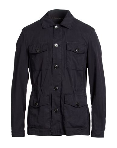 Man Jacket Navy Size 38 Lyocell, Cotton, Elastane