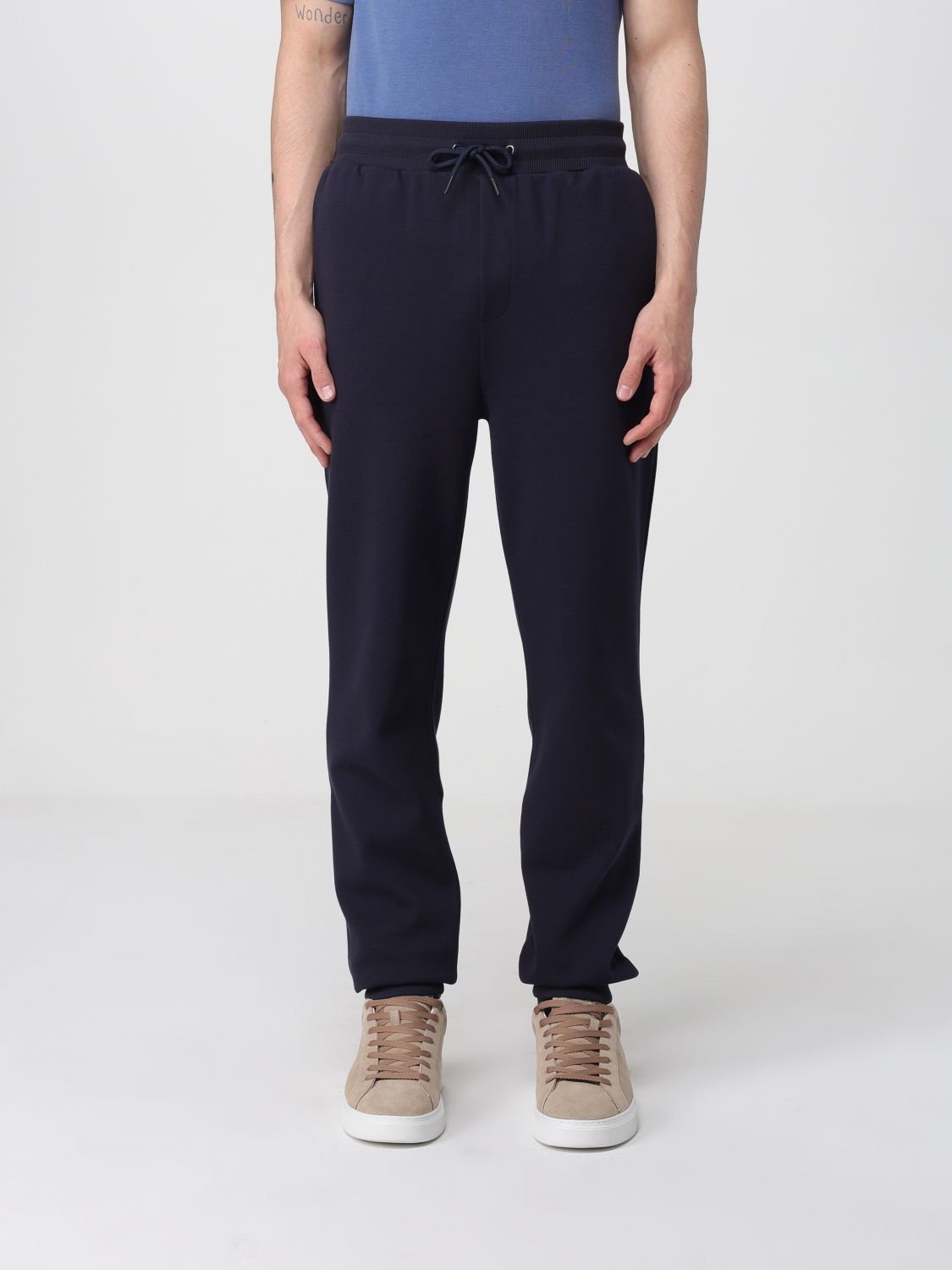 Pants Men color Blue