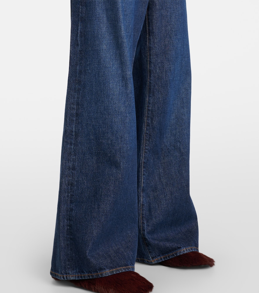 Frame The Loose wide-leg jeans