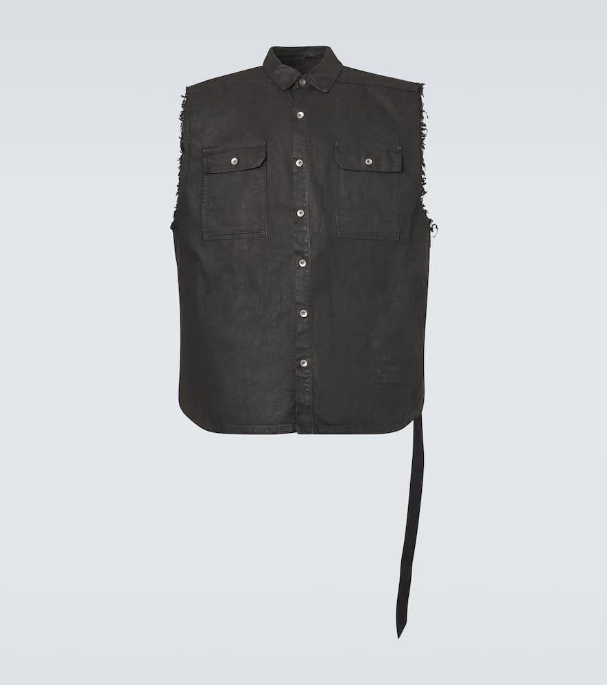 DRKSHDW oversized cotton shirt