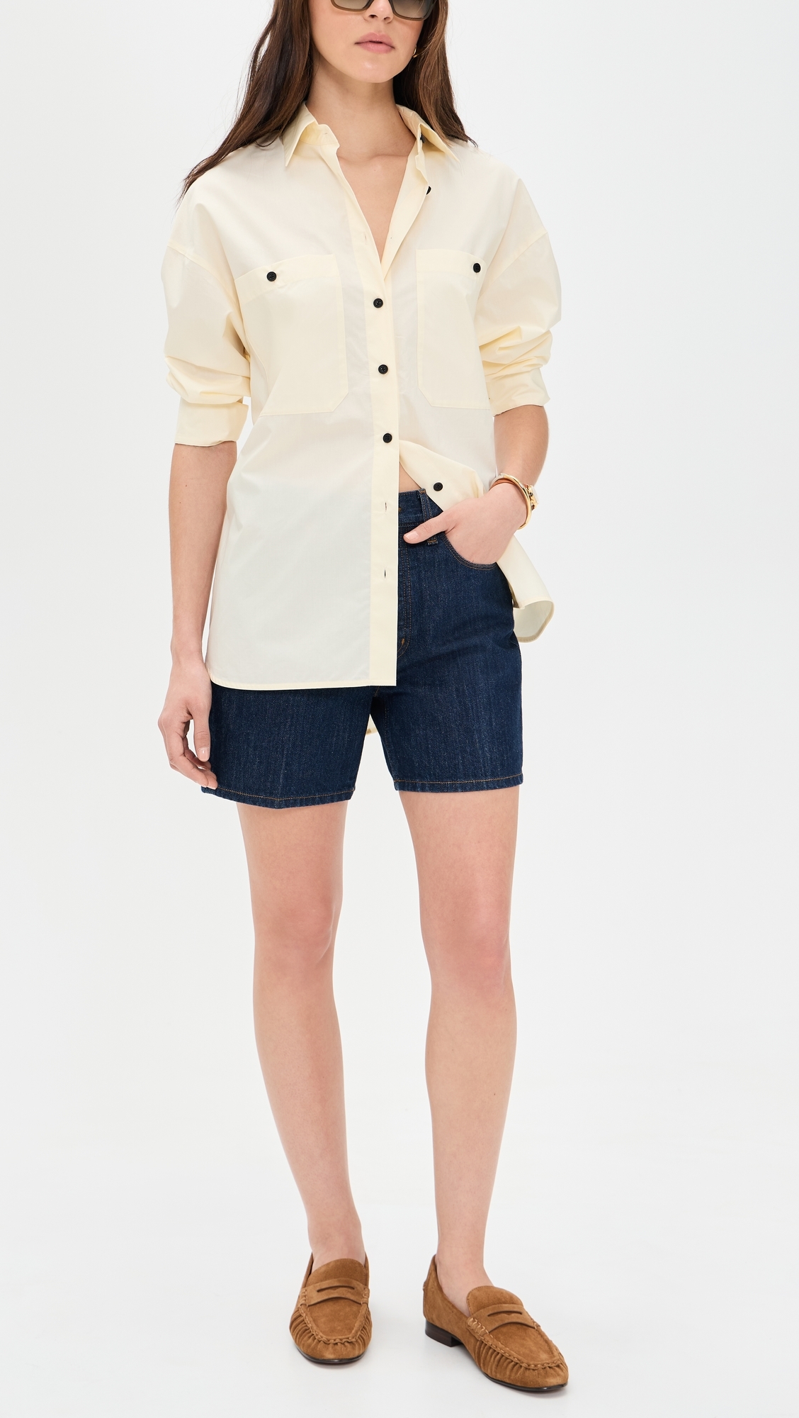 The Tailored Shorts Raw Rinse