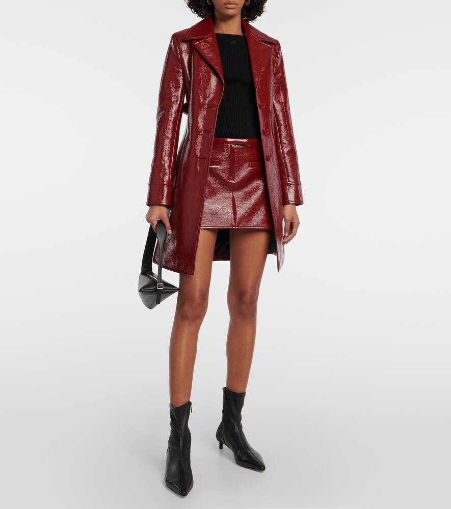 Courrèges Vinyl miniskirt