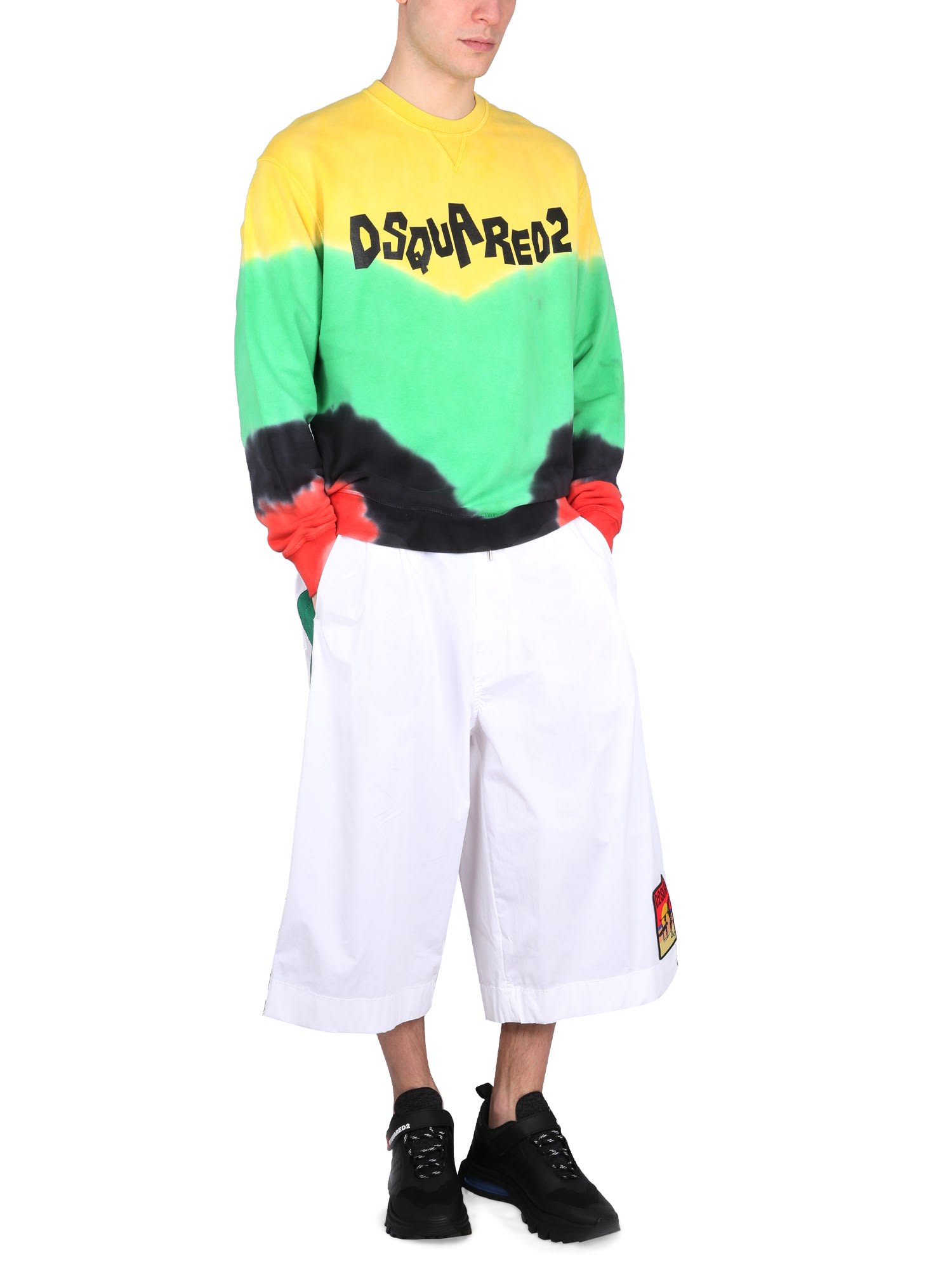 D2 Jamaican Tie & dye Cool Sweatshirt
