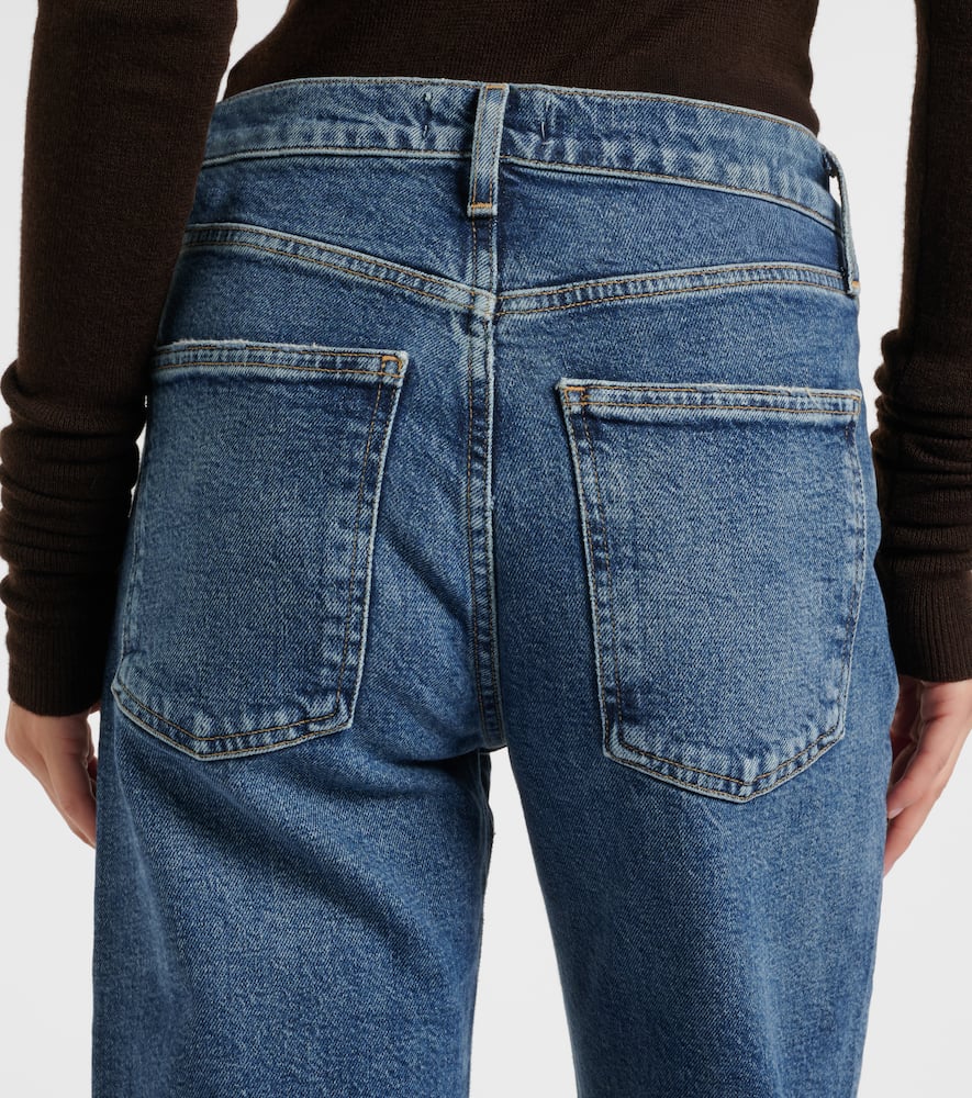 Harper mid-rise straight jeans