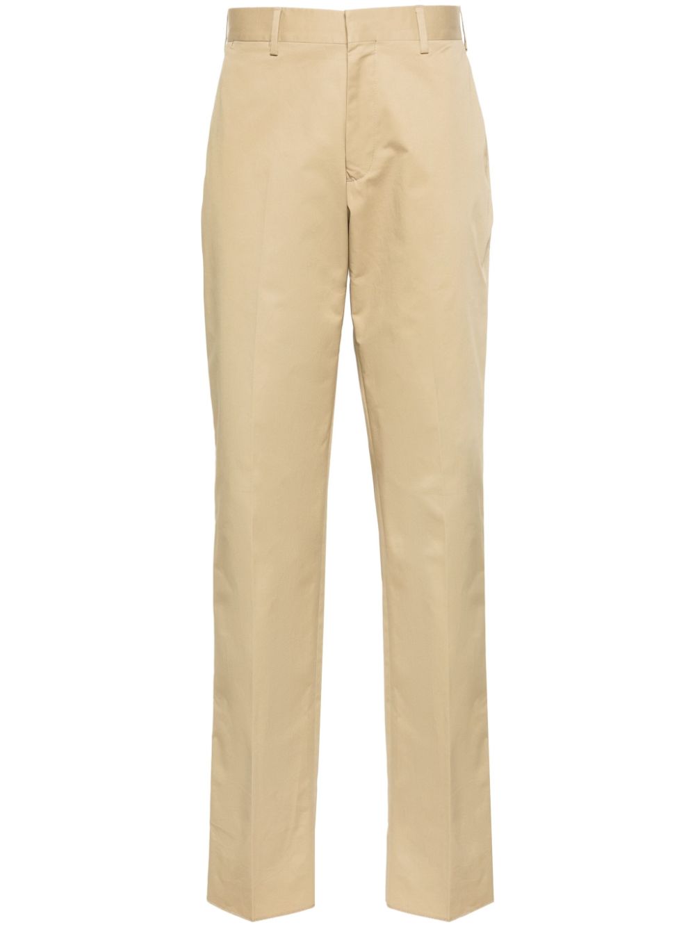 Mid-rise tapered chinos - Neutrals