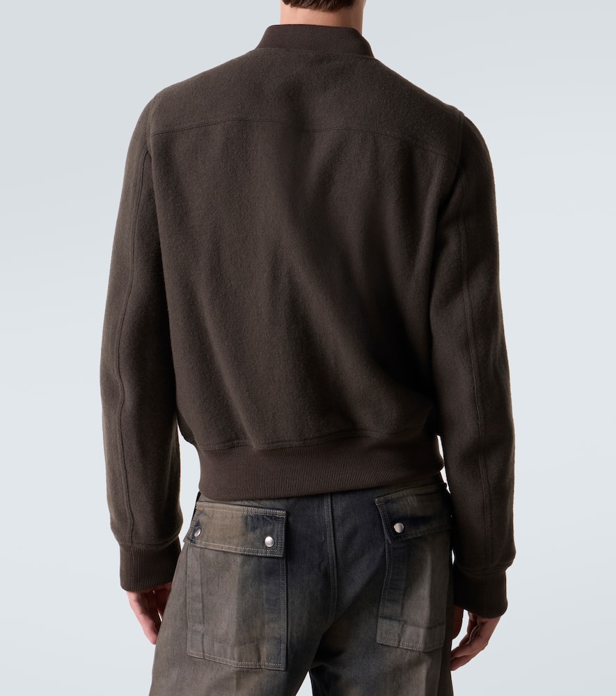 Virgin wool bomber jacket