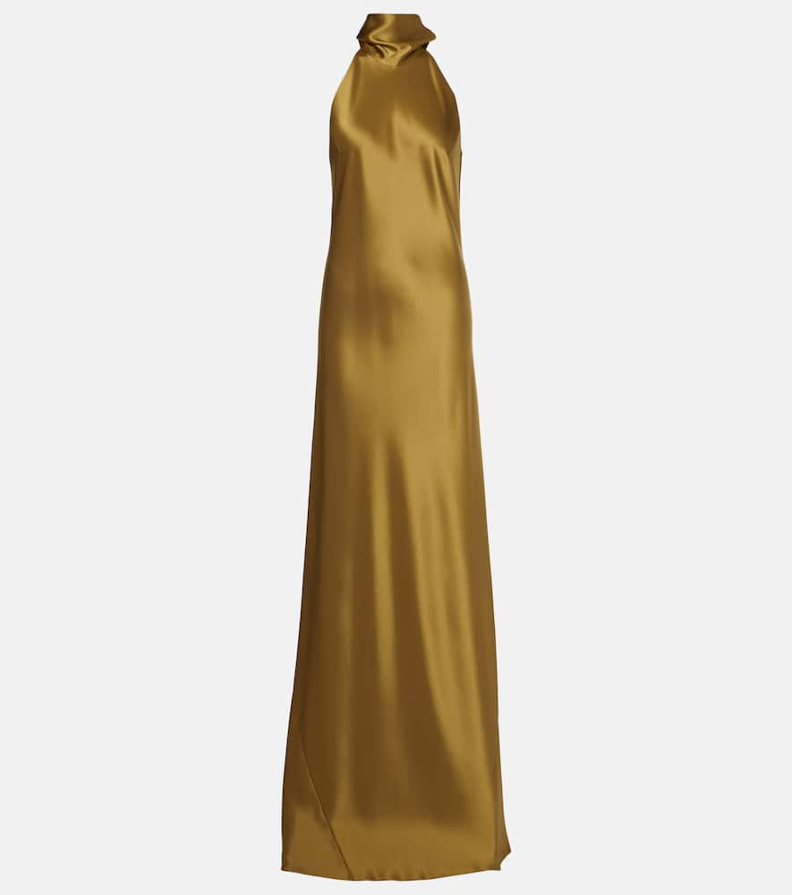 Sienna satin gown