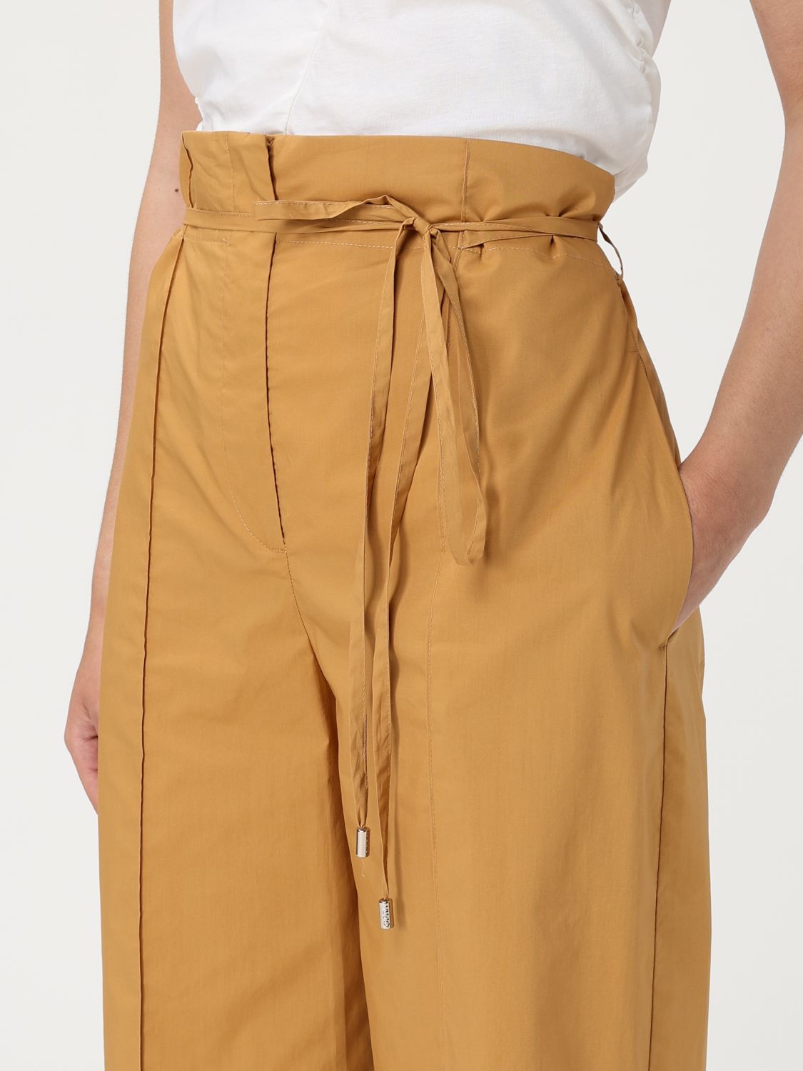Pants LIU JO Woman color Mustard