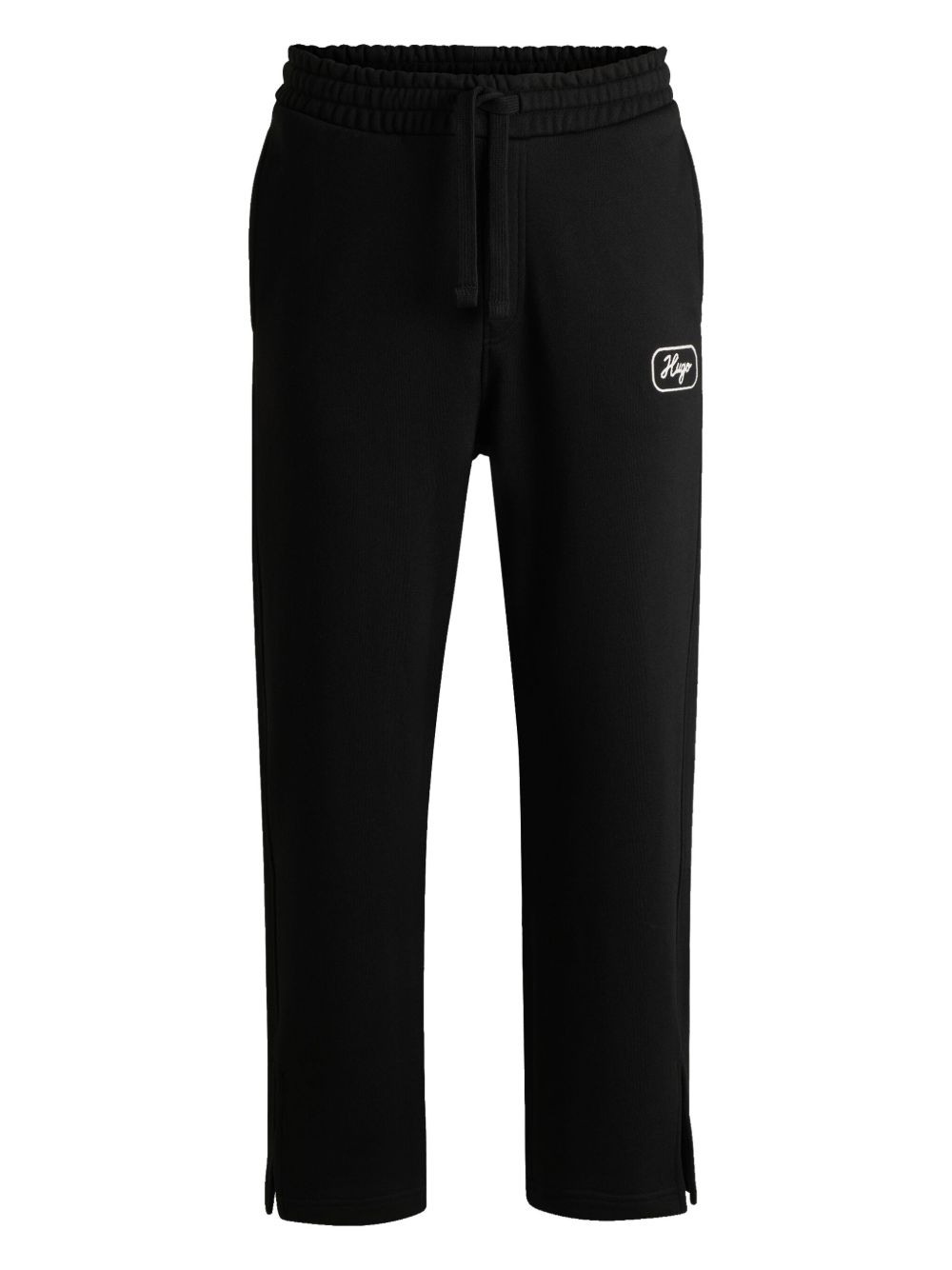 HUGO cotton track trousers - Black