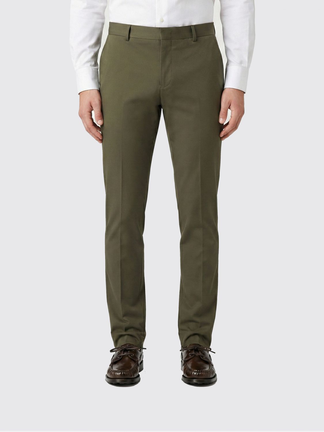 Pants Men color Military