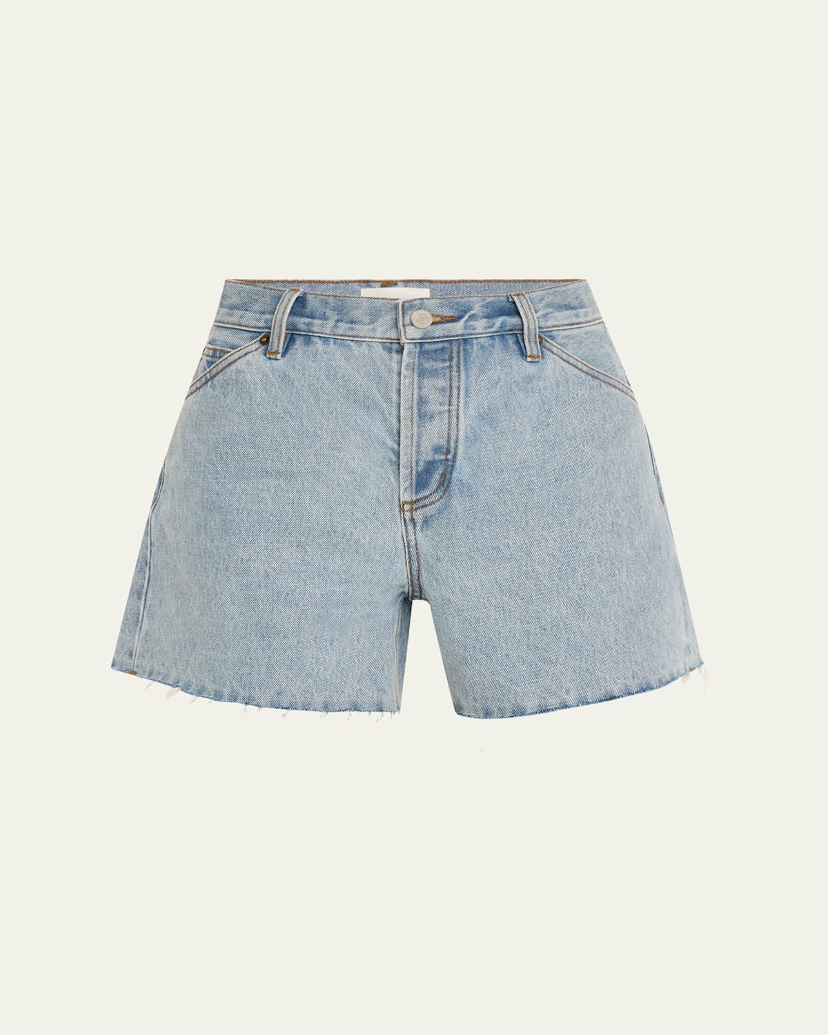 Cut-Off Denim Shorts
