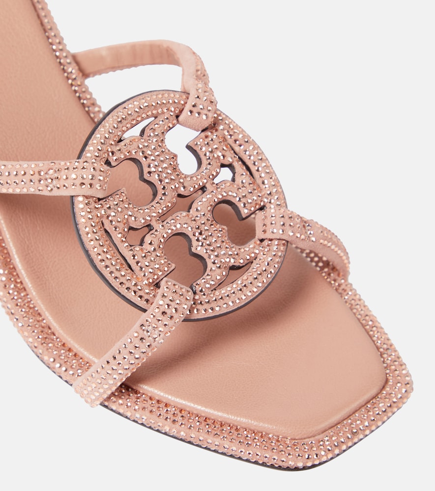 Geo Bombe Miller suede sandals