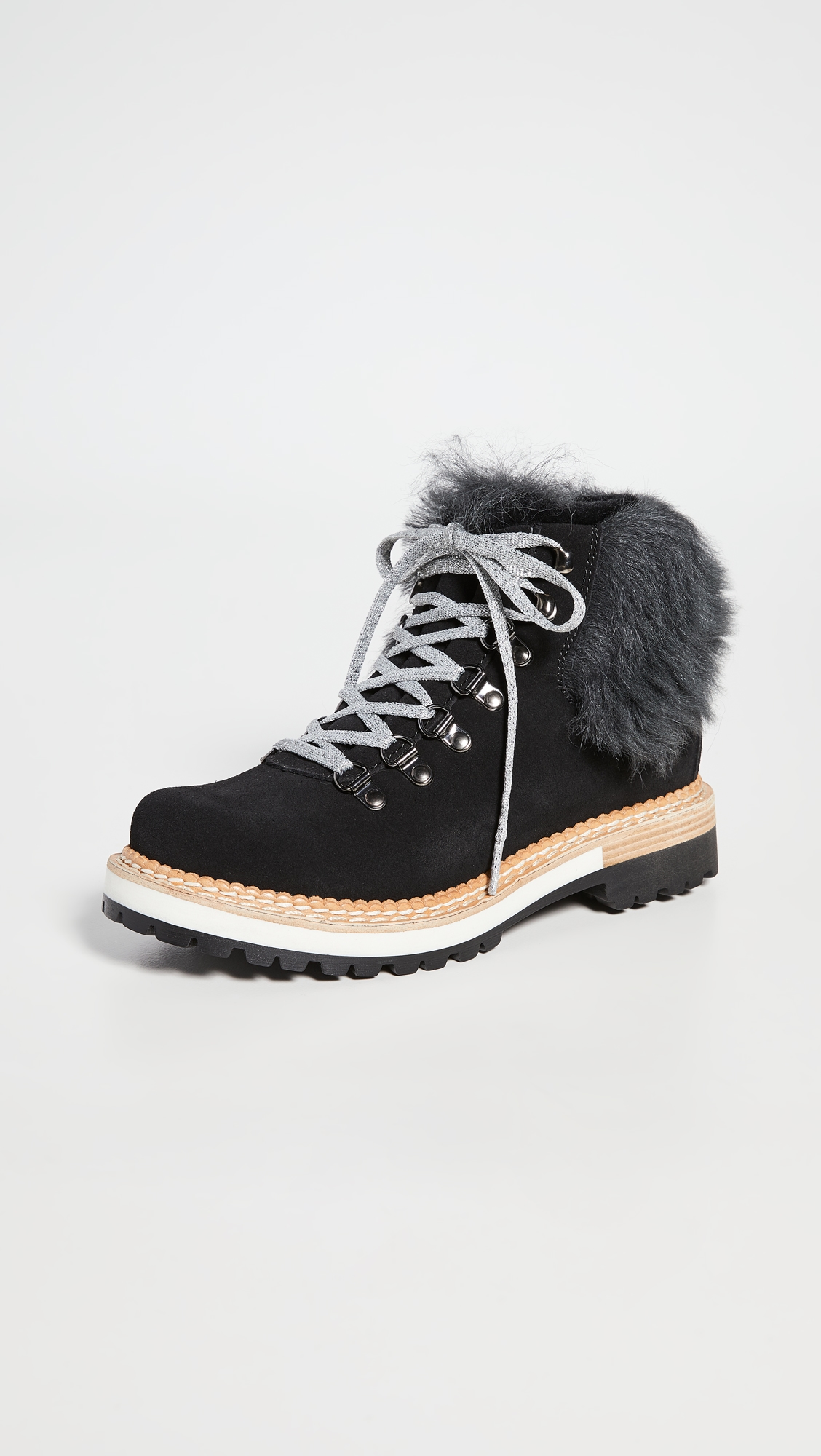 Clara Shearling Lined Boots Black
