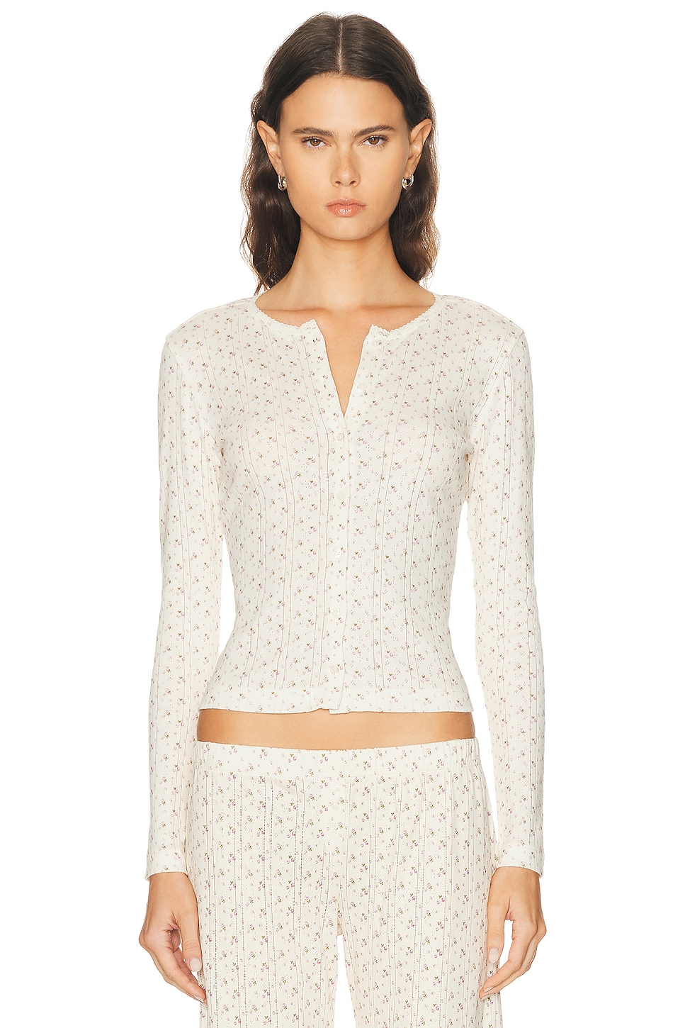 Cou Cou Intimates The Cardigan in Crea