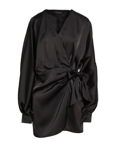 Woman Mini dress Black Size 10 Polyester