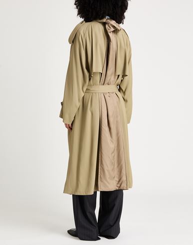 Woman Overcoat & Trench Coat Khaki Size 6 Viscose