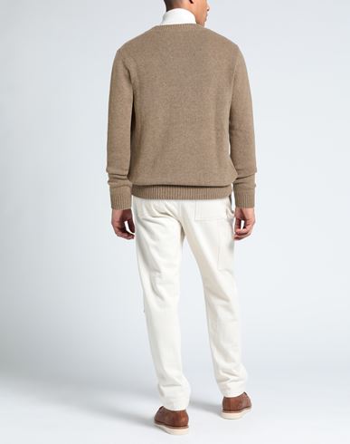 Man Sweater Beige Size 36 Cashmere