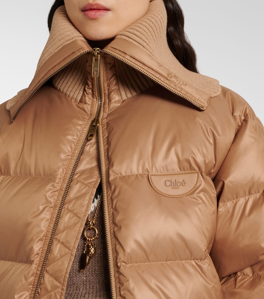 Chloé Oversized quilted down jacket