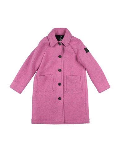 Kid Kid Girl Coat Pink Size 10 Viscose, Wool, Polyurethane, Polyester, Elastane