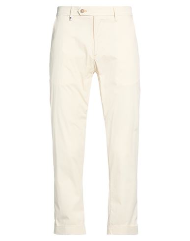 Man Pants Cream Size 26 Cotton, Polyamide, Elastane