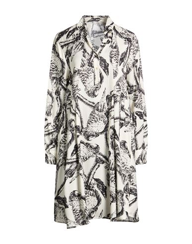 Woman Mini dress Ivory Size L Viscose