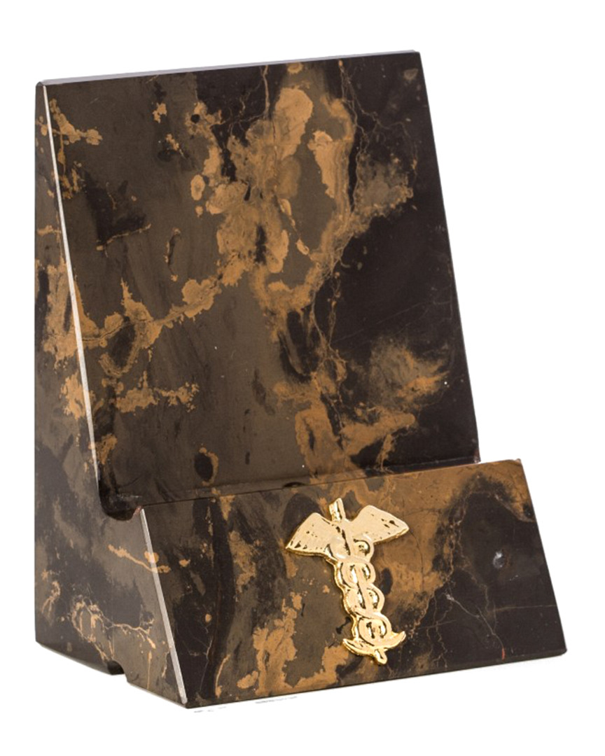 Medical, Tiger Eye Marble Desktop Phone / Tablet Cradle