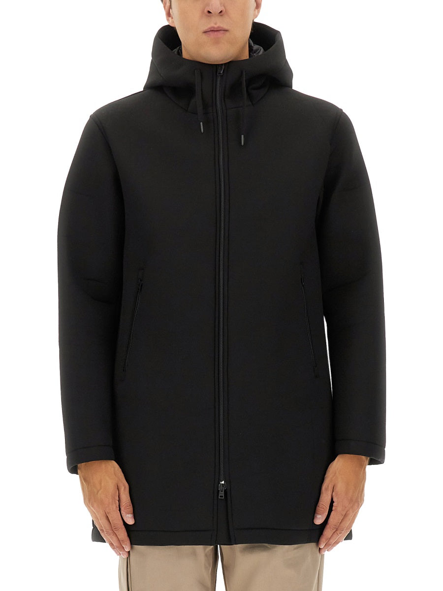 Long Parka in 3-Layer Scuba