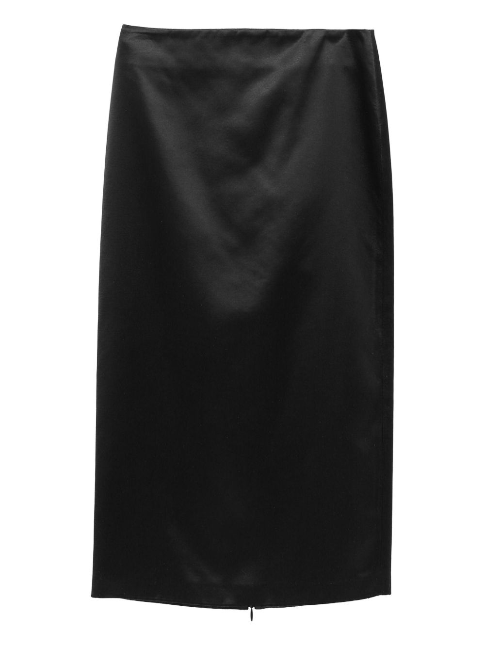 Balmira satin pencil skirt - Brown