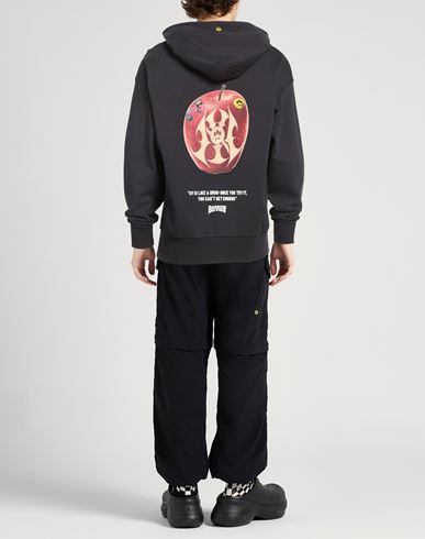 Man Sweatshirt Charcoal Size M Cotton