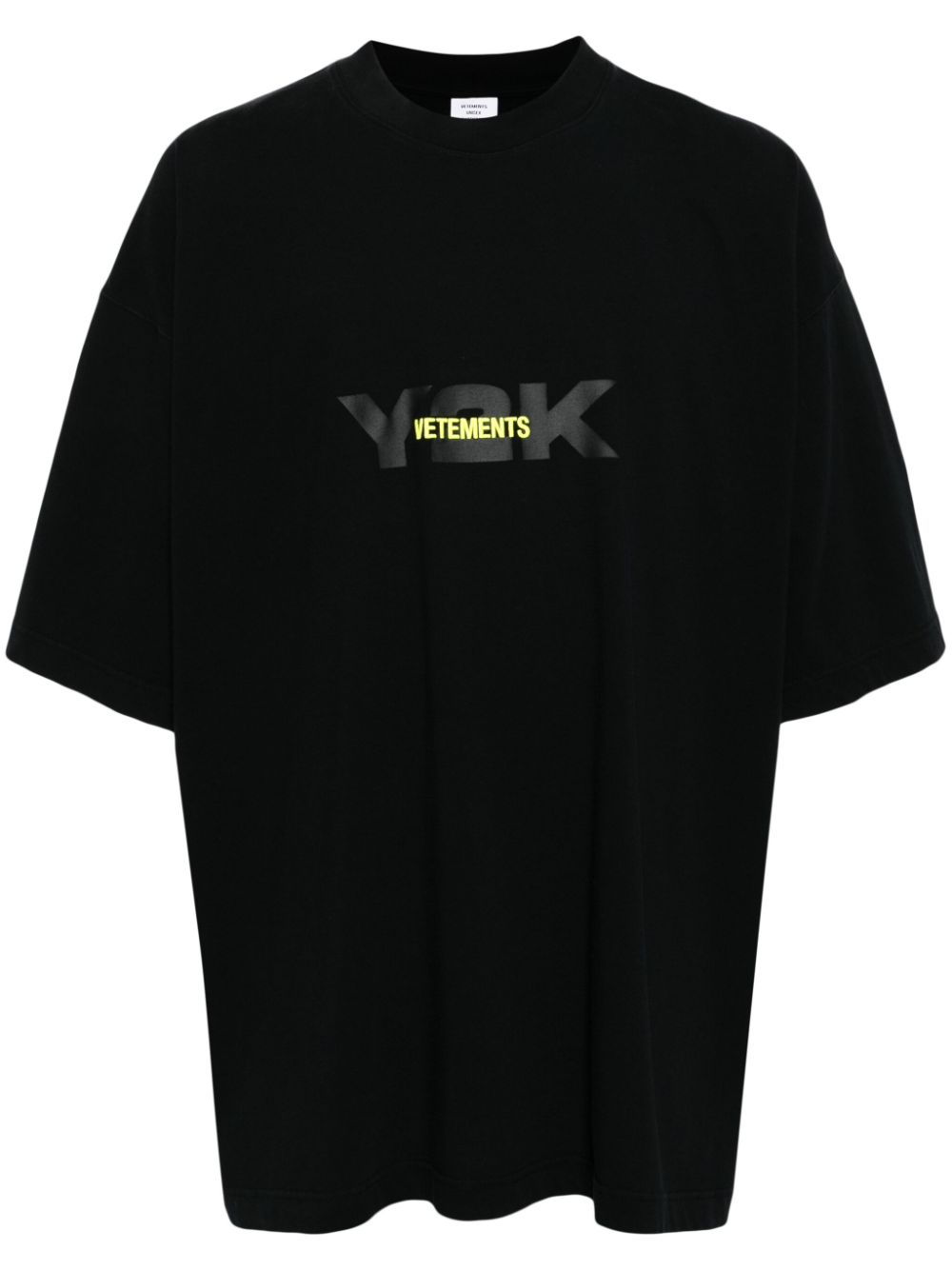 Logo-print cotton T-shirt - Black