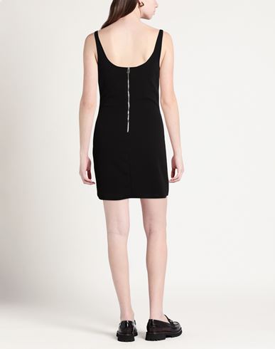 Woman Mini dress Black Size L Polyester, Elastane