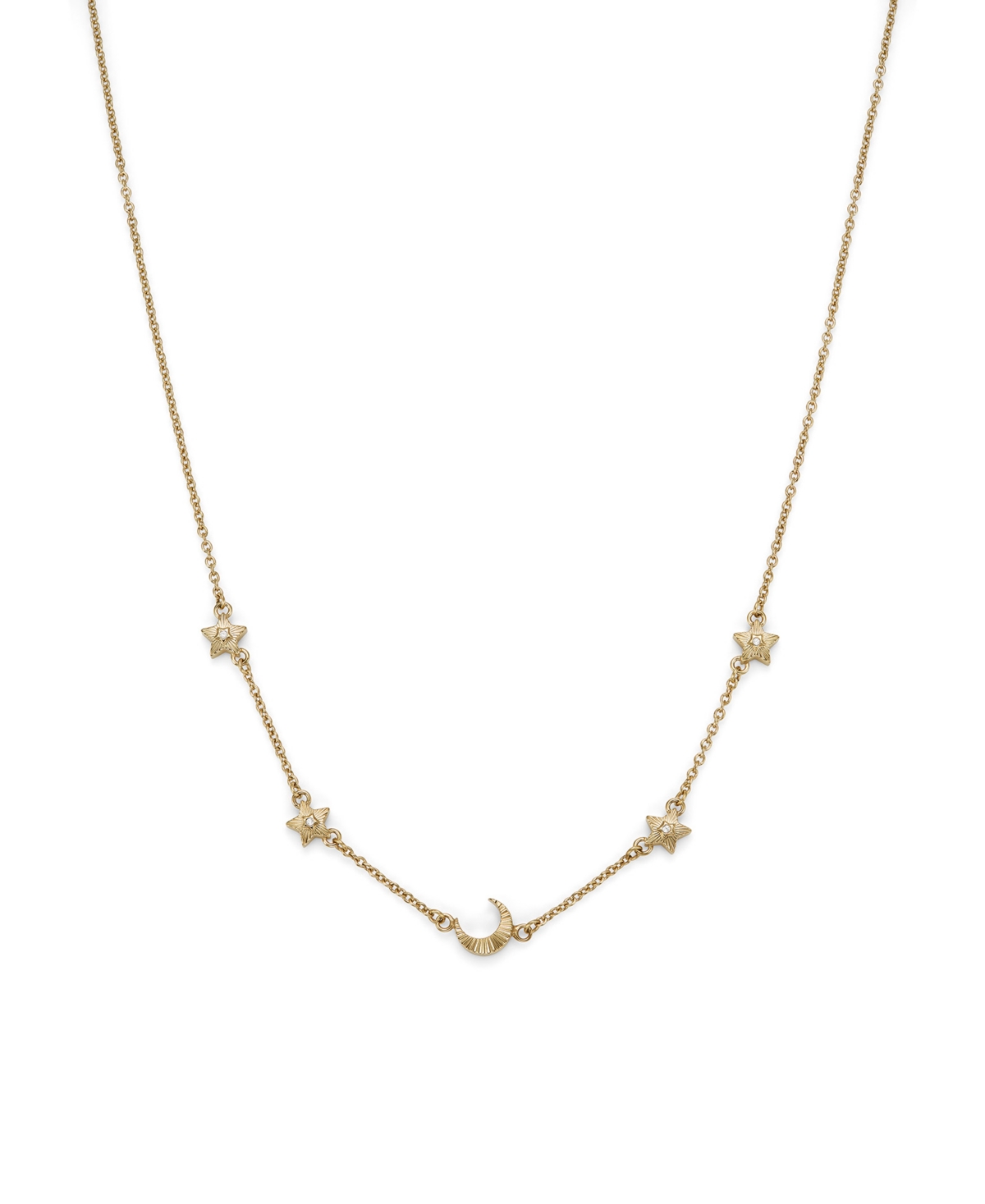 Women's Celestial Chain Gold-Tone Stainless Steel Necklace - Gold