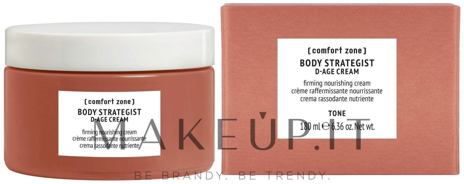Crema corpo rassodante e nutriente Comfort Zone Body Strategist D-Age Crea