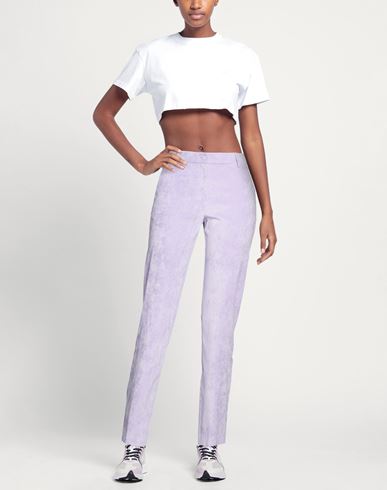 Woman Pants Lilac Size 6 Polyester, Polyamide, Elastane