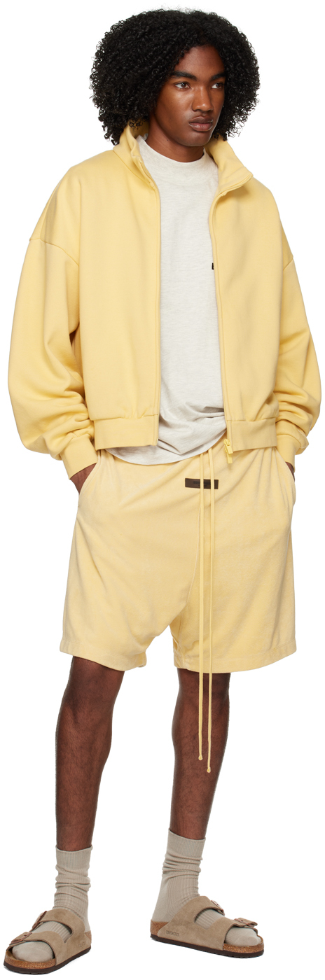 Yellow zip-up jacket