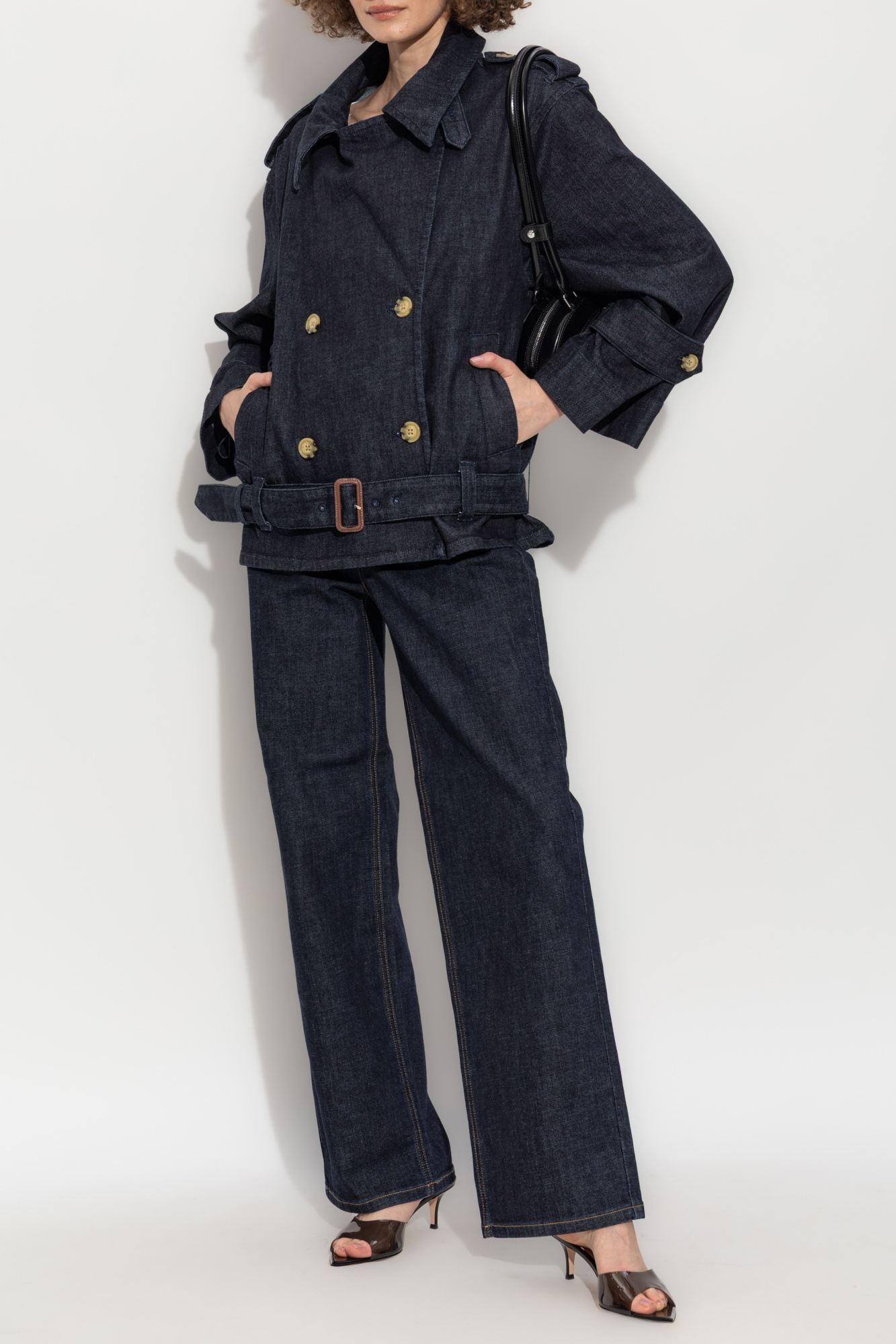 Denim Jacket, Women's, Navy Blue